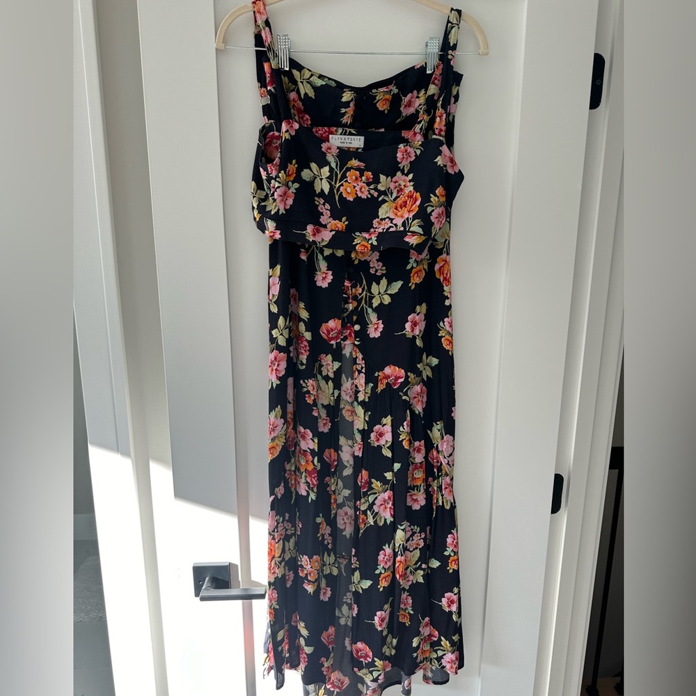 Two Piece Set - maxi skirt & crop. Flynn Skye. Size S/M